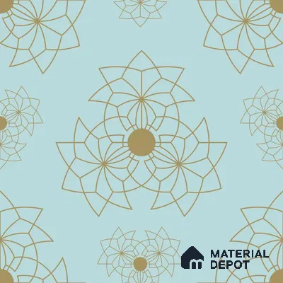 PKR006-4 | Traditional Series Patterned Look 52 inches Economy Paper (Customized Size Wallpaper)