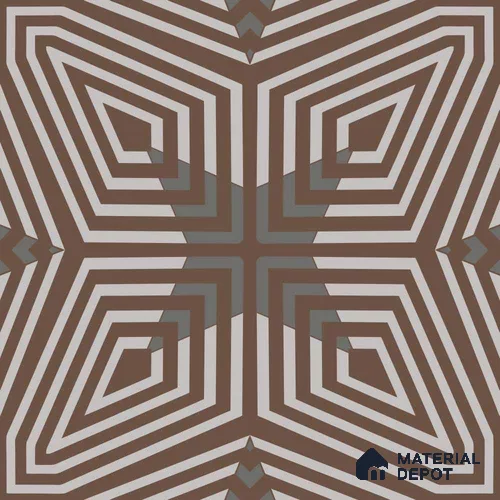 PKR008-2 | Modern Series Geometric Look 52 inches Economy Paper (Customized Size Wallpaper)