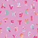 A close-up of a PLK003 - 2 | Kid Series Patterned Look 40 inches Canvas Paper (Customized Size Wallpaper) available at Material Depot in Bangalore