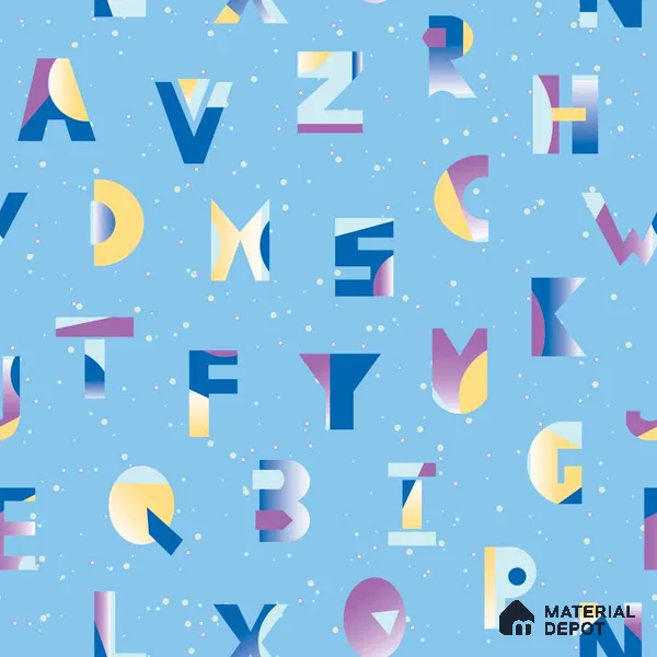 PLK003 - 3 | Kid Series Patterned Look 50 inches Premium Paper (Customized Size Wallpaper)