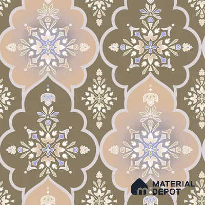 PLK006-1 | Traditional Series Patterned Look 50 inches Premium Paper (Customized Size Wallpaper)