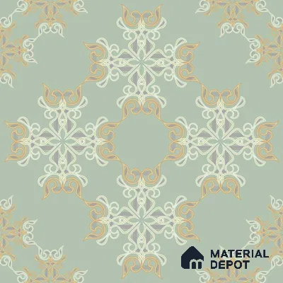 PLK008-1 | Traditional Series Patterned Look 40 inches Sandblast Paper (Customized Size Wallpaper)