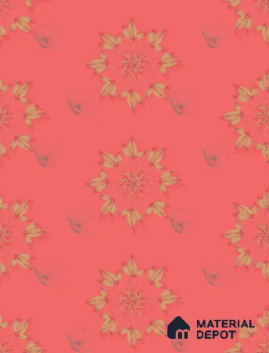 POS001-1 | Traditional Series Florals Look 40 inches Sandblast Paper (Customized Size Wallpaper)