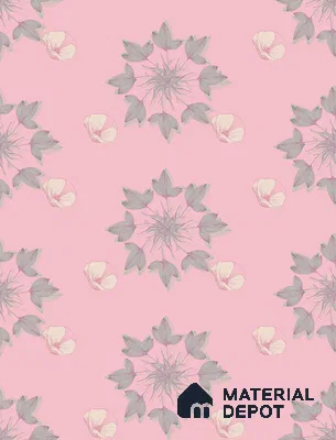 POS001-5 | Traditional Series Florals Look 50 inches Premium Paper (Customized Size Wallpaper)
