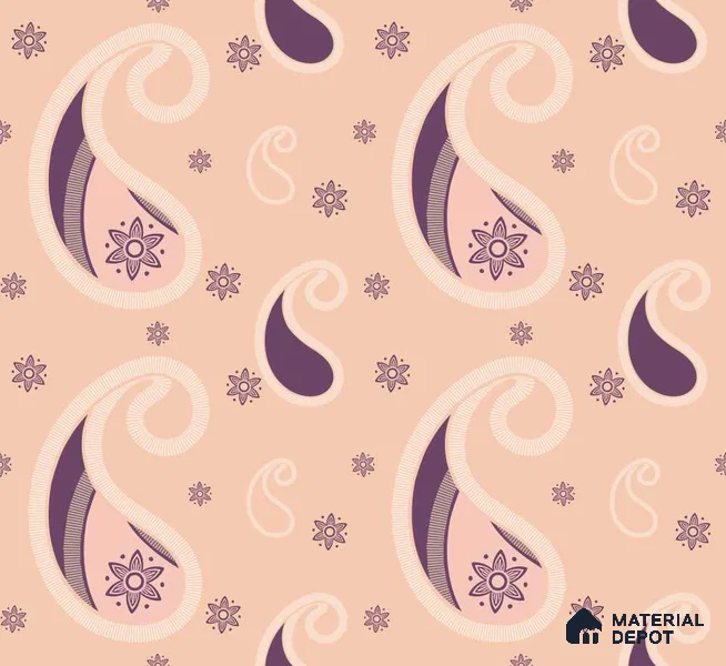 POS003-6 | Traditional Series Patterned Look 52 inches Economy Paper (Customized Size Wallpaper)