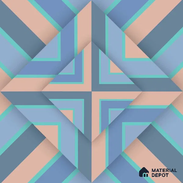 POS009-9 | Modern Series Abstract Look 52 inches Economy Paper (Customized Size Wallpaper)