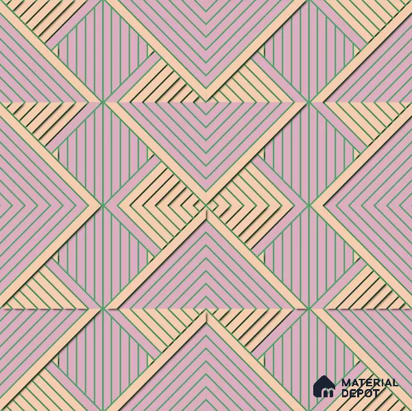 POS010-10 | Modern Series Geometric Look 40 inches Canvas Paper (Customized Size Wallpaper)