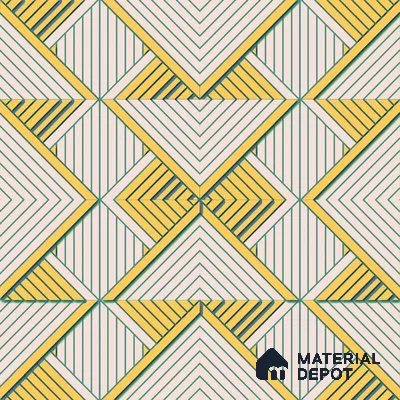 POS010-7 | Modern Series Geometric Look 40 inches Sandblast Paper (Customized Size Wallpaper)