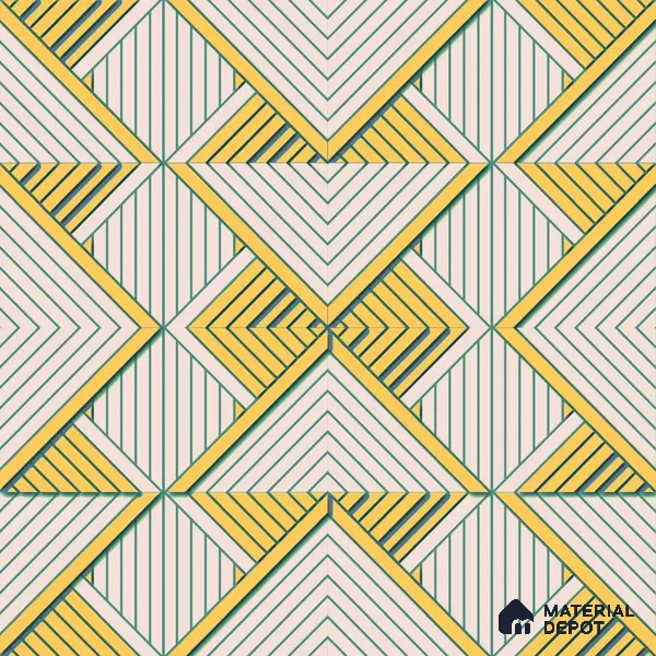 POS010-7 | Modern Series Geometric Look 40 inches Sandblast Paper (Customized Size Wallpaper)