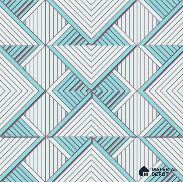 POS010-8 | Modern Series Geometric Look 52 inches Economy Paper (Customized Size Wallpaper)