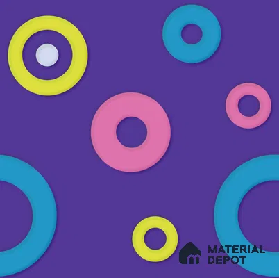 POS017 - 5 | Kid Series Geometric Look 50 inches Premium Paper (Customized Size Wallpaper)