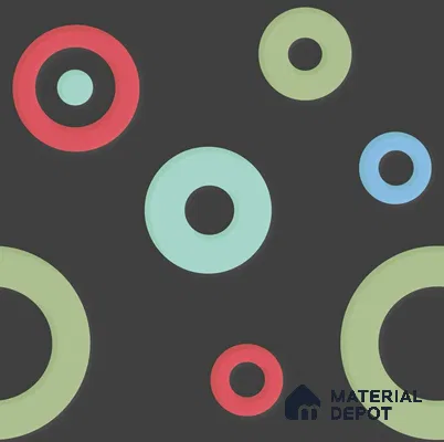 POS017 - 6 | Kid Series Geometric Look 40 inches Sandblast Paper (Customized Size Wallpaper)