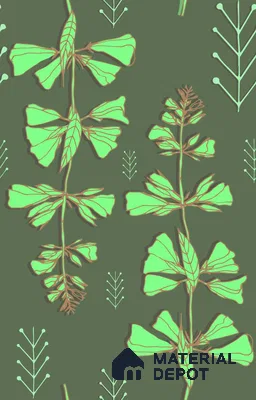 POS018-12 | Modern Series Florals Look 40 inches Canvas Paper (Customized Size Wallpaper)