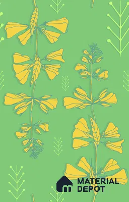 POS018-16 | Modern Series Florals Look 52 inches Economy Paper (Customized Size Wallpaper)