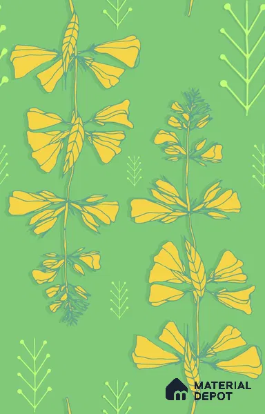 POS018-16 | Modern Series Florals Look 52 inches Economy Paper (Customized Size Wallpaper)