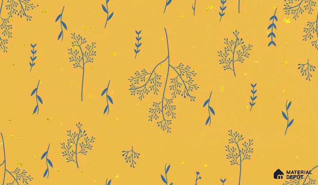 POS019-7 | Modern Series Florals Look 40 inches Sandblast Paper (Customized Size Wallpaper)