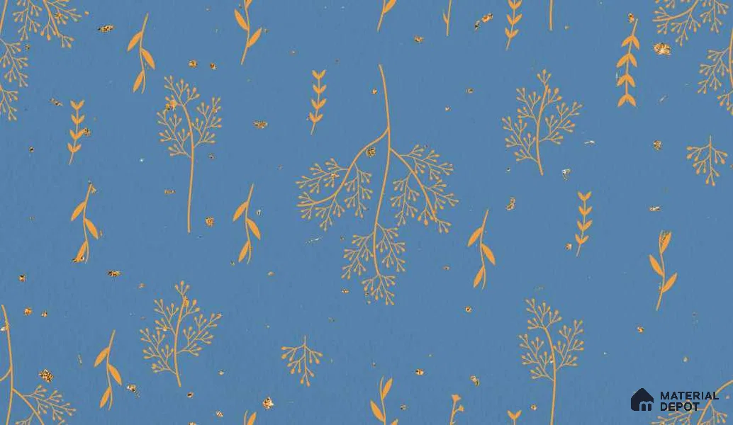 POS019-8 | Modern Series Florals Look 40 inches Canvas Paper (Customized Size Wallpaper)