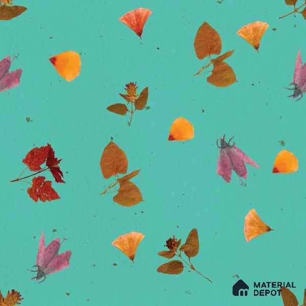 POS020-6 | Modern Series Florals Look 52 inches Economy Paper (Customized Size Wallpaper)