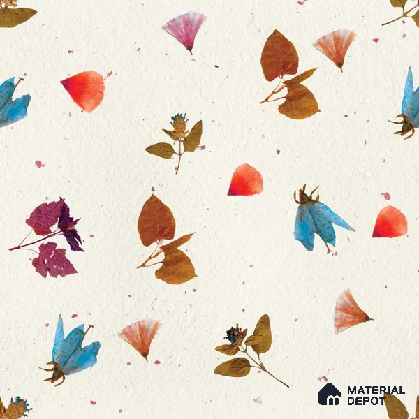 POS020-8 | Modern Series Florals Look 40 inches Sandblast Paper (Customized Size Wallpaper)