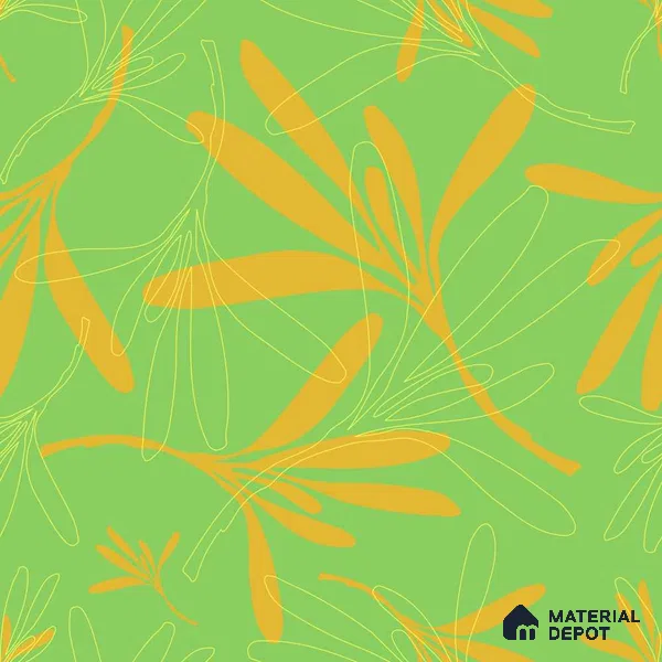 POS021-11 | Modern Series Florals Look 52 inches Economy Paper (Customized Size Wallpaper)