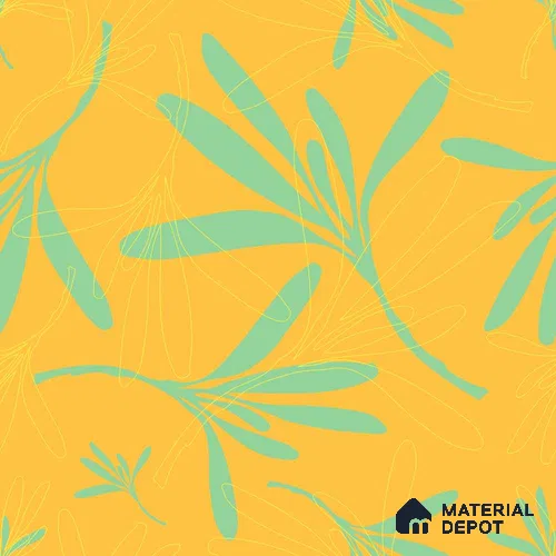POS021-12 | Modern Series Florals Look 52 inches Economy Paper (Customized Size Wallpaper)