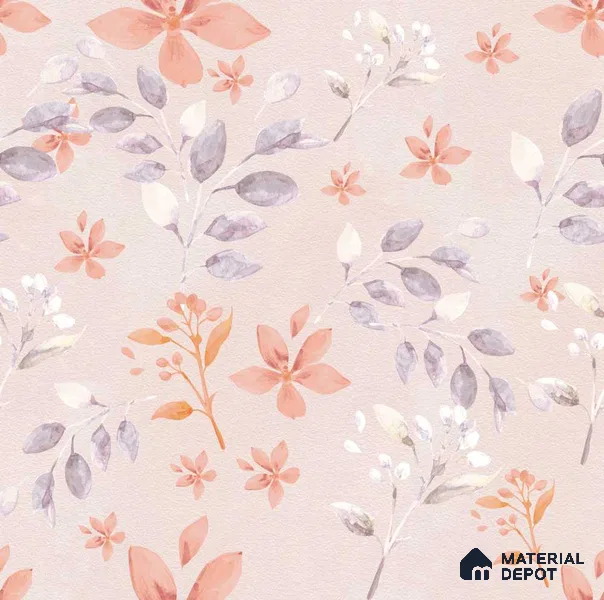 POS023-2 | Modern Series Florals Look 50 inches Premium Paper (Customized Size Wallpaper)