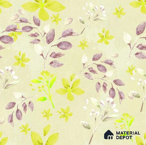 POS023-3 | Modern Series Florals Look 40 inches Canvas Paper (Customized Size Wallpaper)