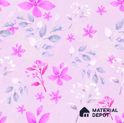 POS023-5 | Modern Series Florals Look 50 inches Premium Paper (Customized Size Wallpaper)