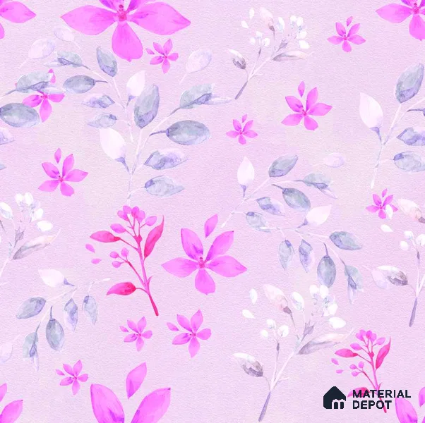 POS023-5 | Modern Series Florals Look 50 inches Premium Paper (Customized Size Wallpaper)