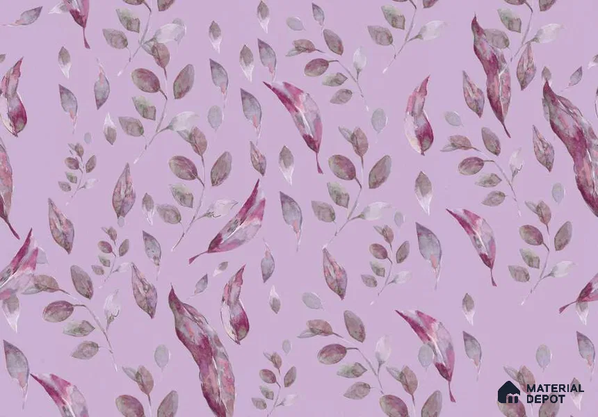 POS024-5 | Modern Series Florals Look 52 inches Economy Paper (Customized Size Wallpaper)
