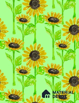 POS036-1 | Modern Series Florals Look 40 inches Canvas Paper (Customized Size Wallpaper)