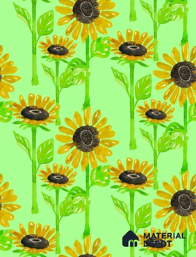 POS036-1 | Modern Series Florals Look 40 inches Canvas Paper (Customized Size Wallpaper)