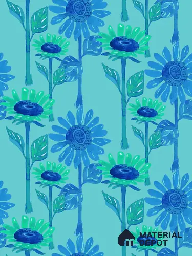 POS036-4 | Modern Series Florals Look 50 inches Premium Paper (Customized Size Wallpaper)