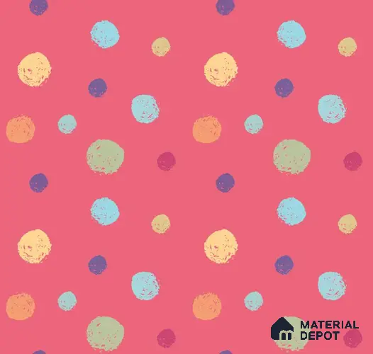 POS038 - 5 | Kid Series Patterned Look 40 inches Sandblast Paper (Customized Size Wallpaper)