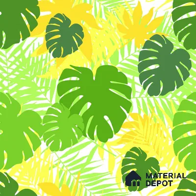 POS044-8 | Modern Series Florals Look 50 inches Premium Paper (Customized Size Wallpaper)