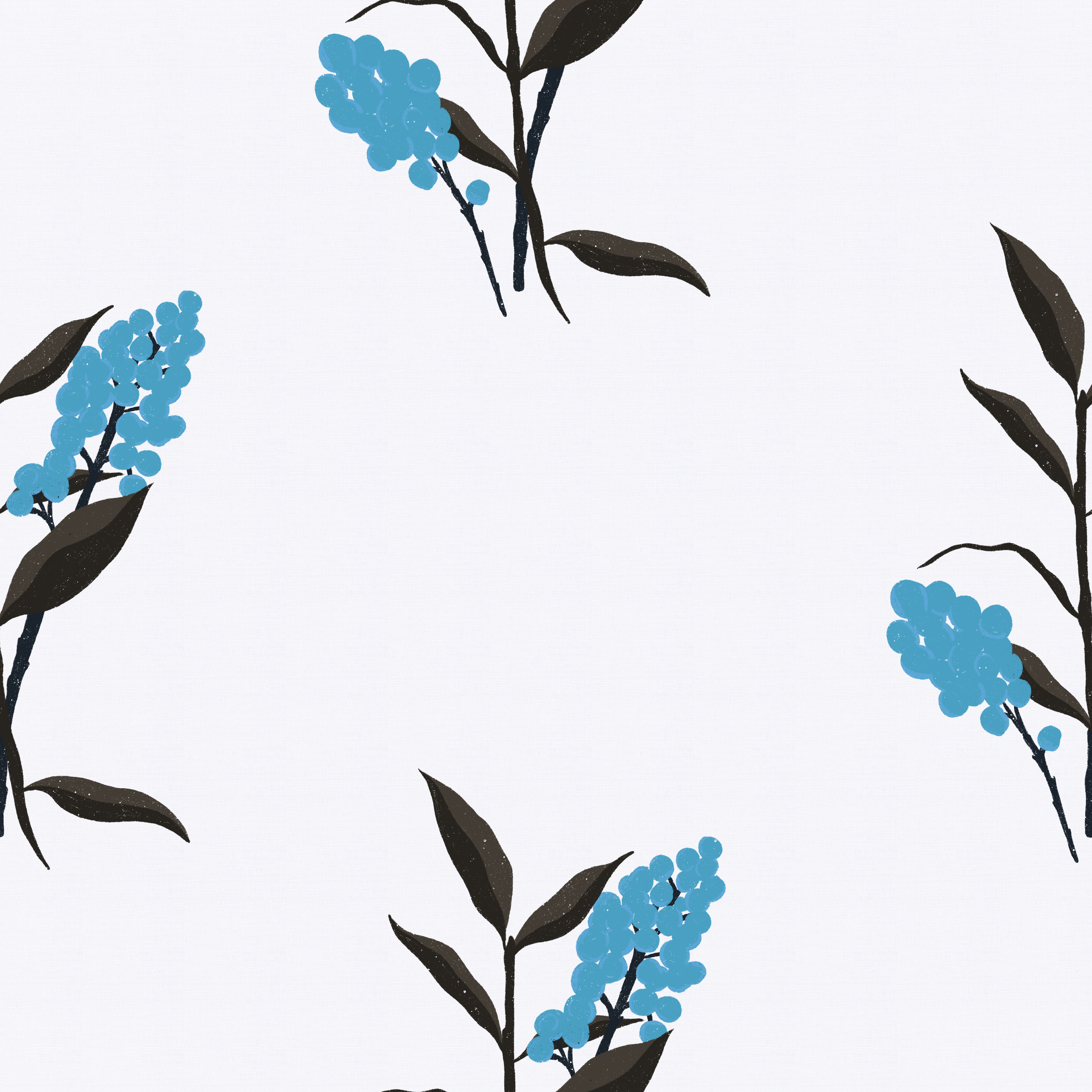 PTB003-3 | Modern Series Florals Look 52 inches Economy Paper (Customized Size Wallpaper)