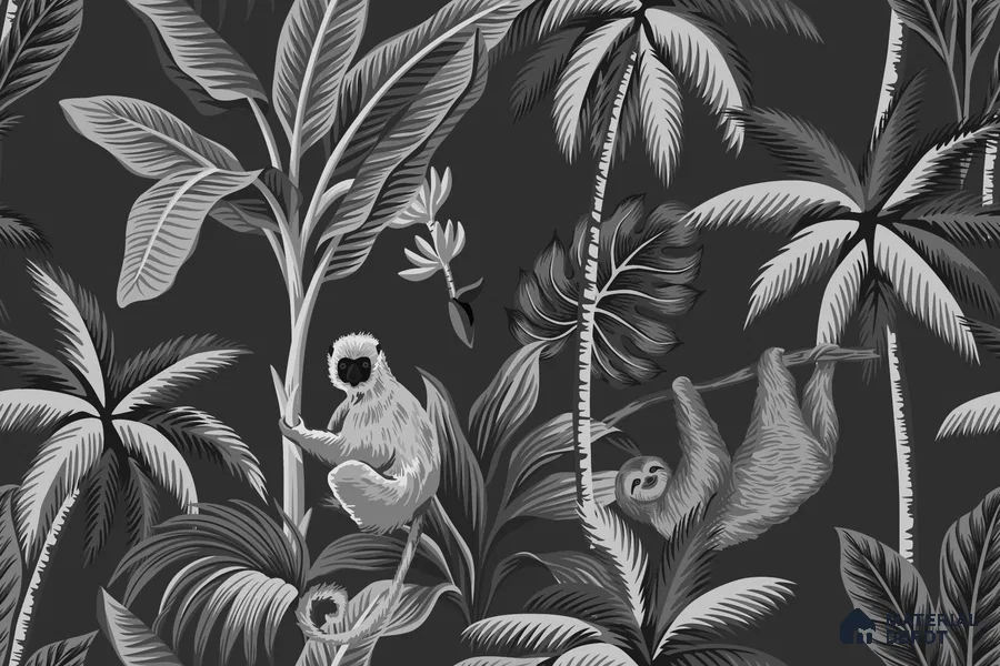TROP - 02A | Tropical Series Nature Look 40 inches Sandblast Paper (Customized Size Wallpaper)