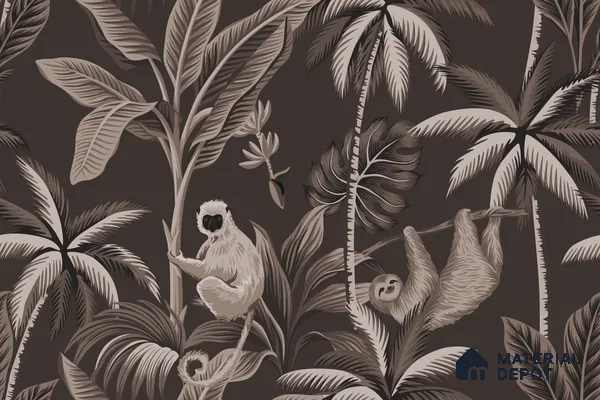 TROP - 02B | Tropical Series Nature Look 40 inches Sandblast Paper (Customized Size Wallpaper)