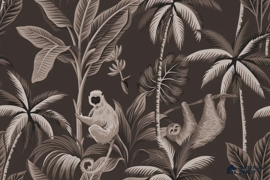 TROP - 02B | Tropical Series Nature Look 40 inches Sandblast Paper (Customized Size Wallpaper)