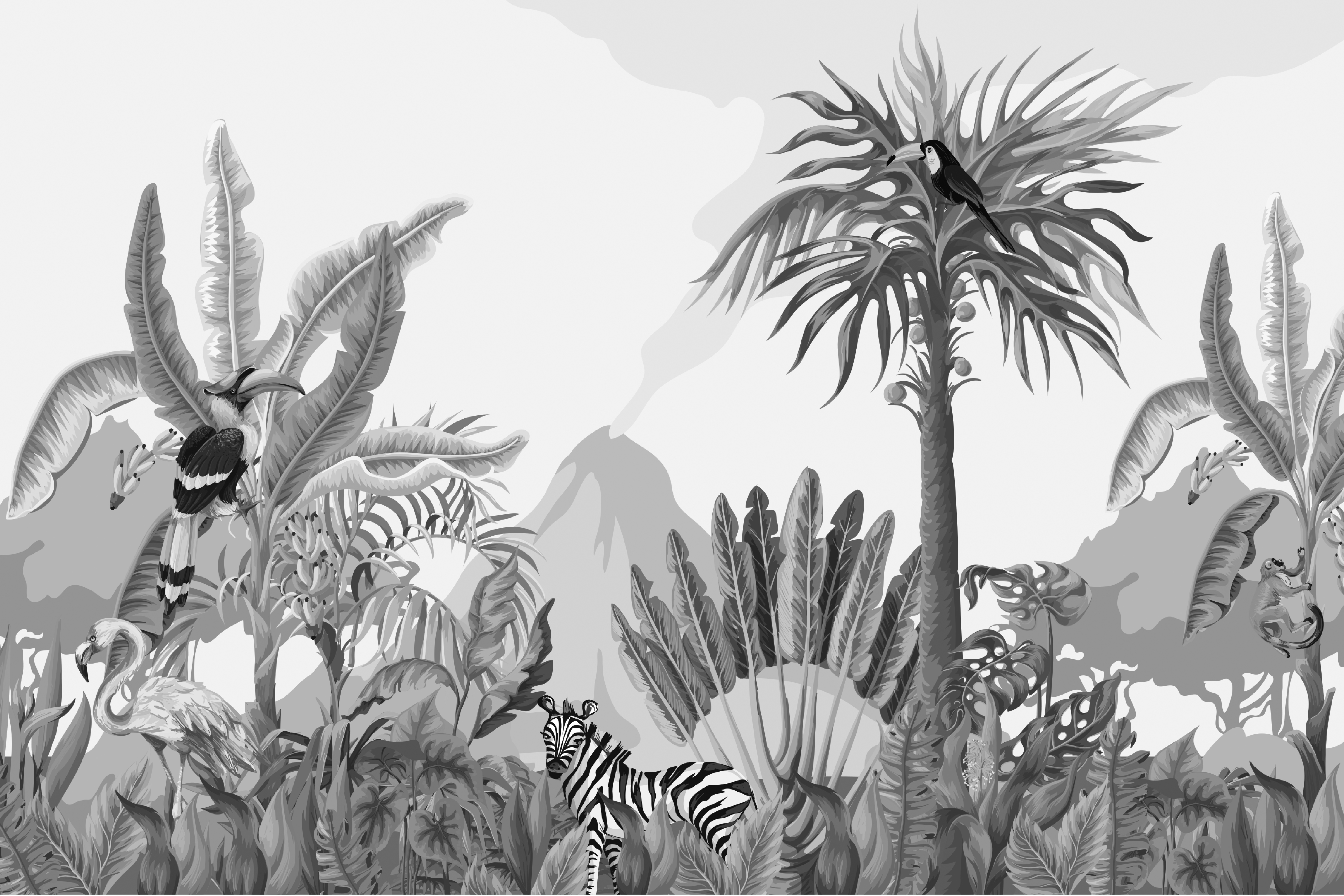 A close-up of a TROP - 03A | Tropical Series Nature Look 40 inches Sandblast Paper (Customized Size Wallpaper) available at Material Depot in Bangalore