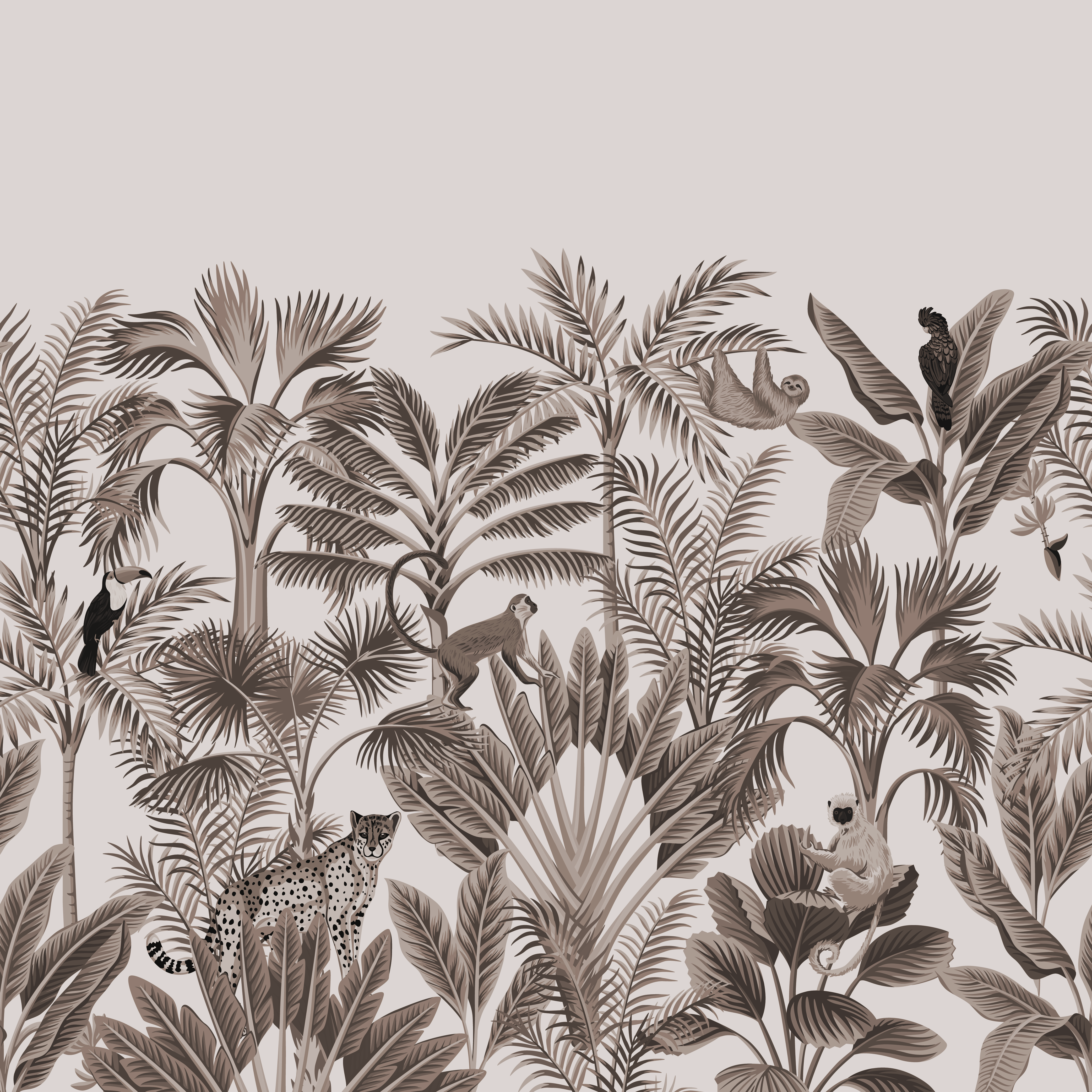 A close-up of a TROP - 14B | Tropical Series Nature Look 40 inches Canvas Paper (Customized Size Wallpaper) available at Material Depot in Bangalore
