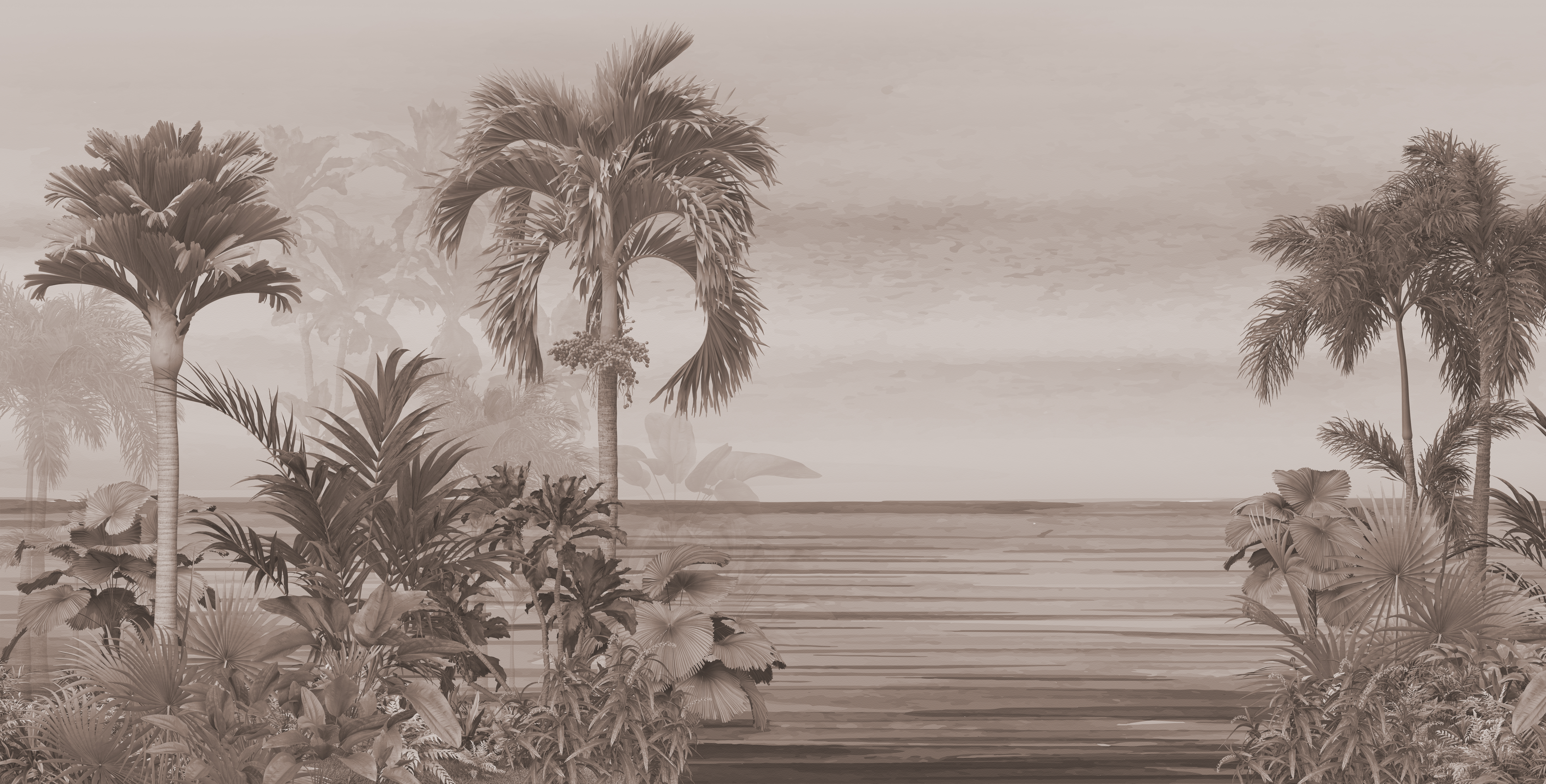A close-up of a TROP - 18B | Tropical Series Nature Look 52 inches Economy Paper (Customized Size Wallpaper) available at Material Depot in Bangalore