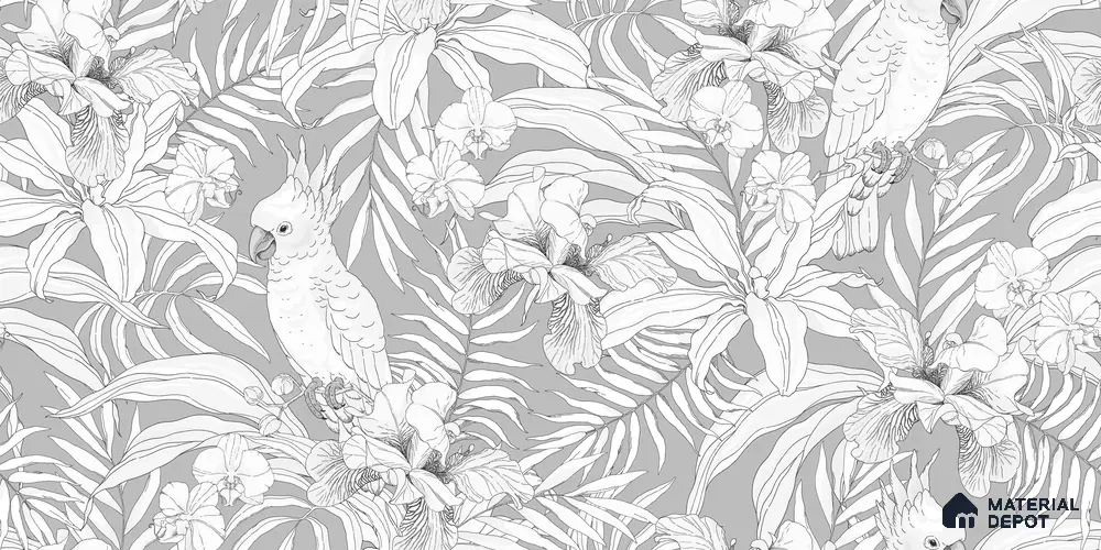 TROP - 21A | Tropical Series Nature Look 50 inches Premium Paper (Customized Size Wallpaper)