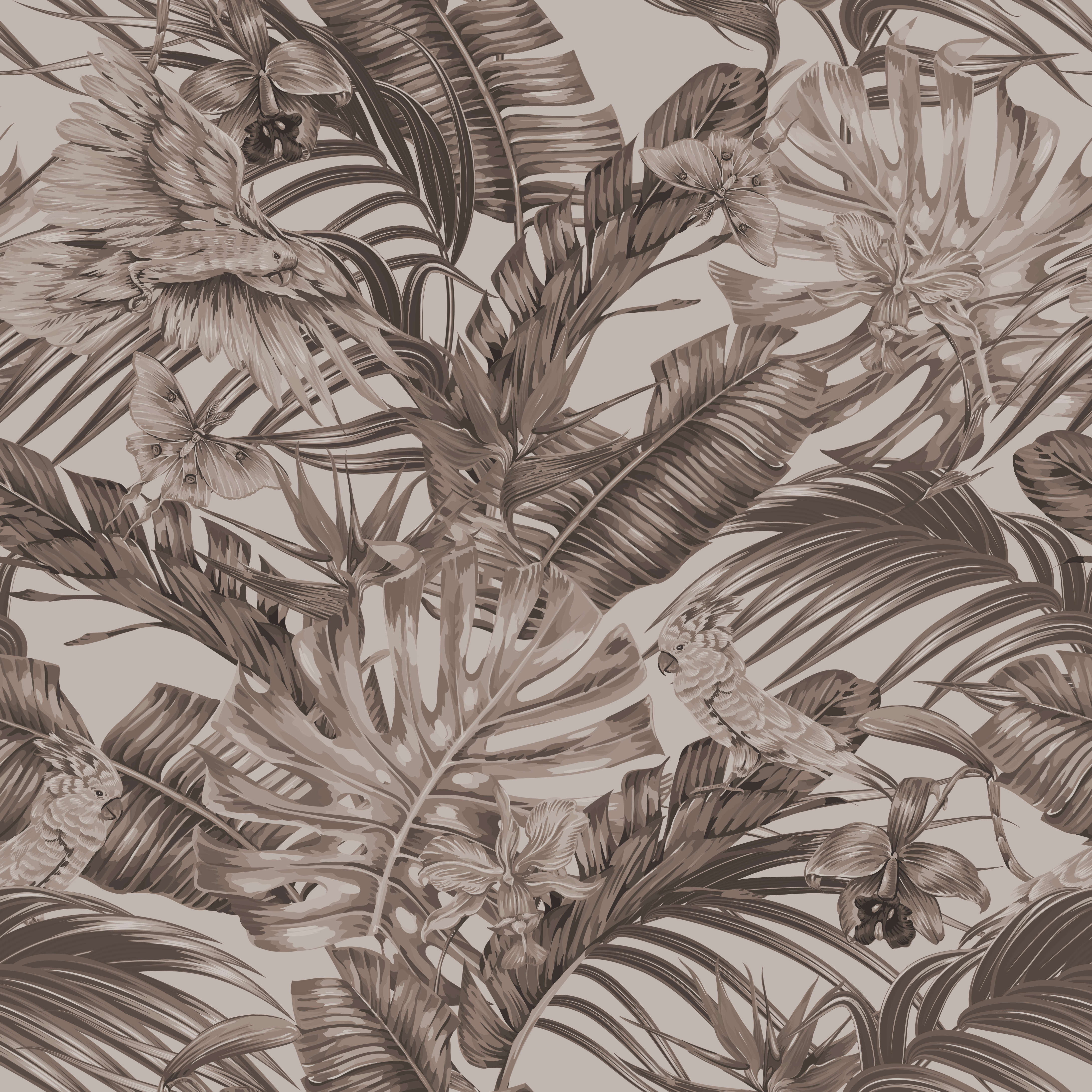 A close-up of a TROP - 24B | Tropical Series Nature Look 52 inches Economy Paper (Customized Size Wallpaper) available at Material Depot in Bangalore