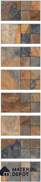TL 02585 Cotta Rust 600x300 mm Matte Finish Random Design Parking Tile - 12 mm