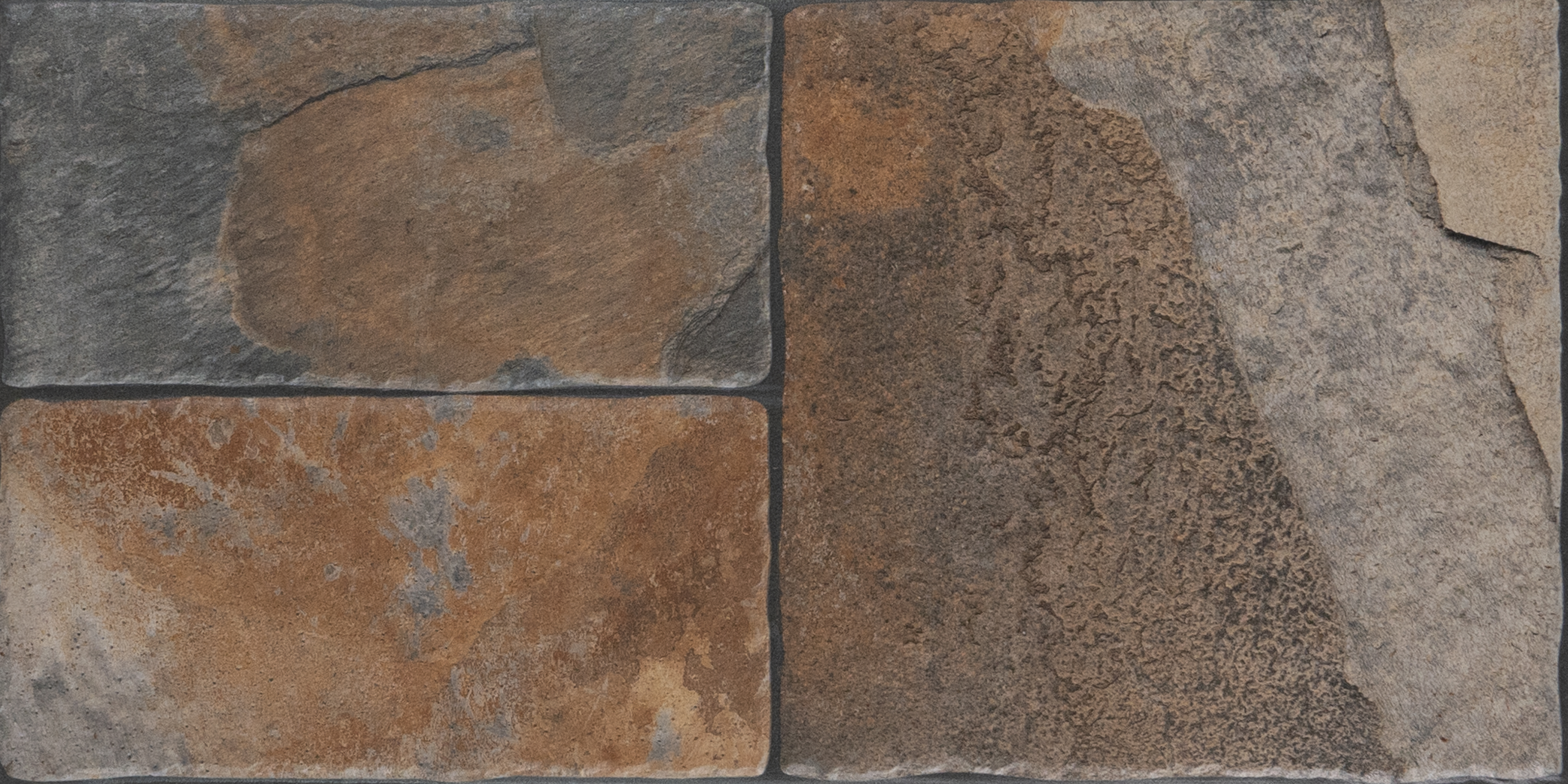TL 02585 Cotta Rust 600x300 mm Matte Finish Random Design Parking Tile - 12 mm