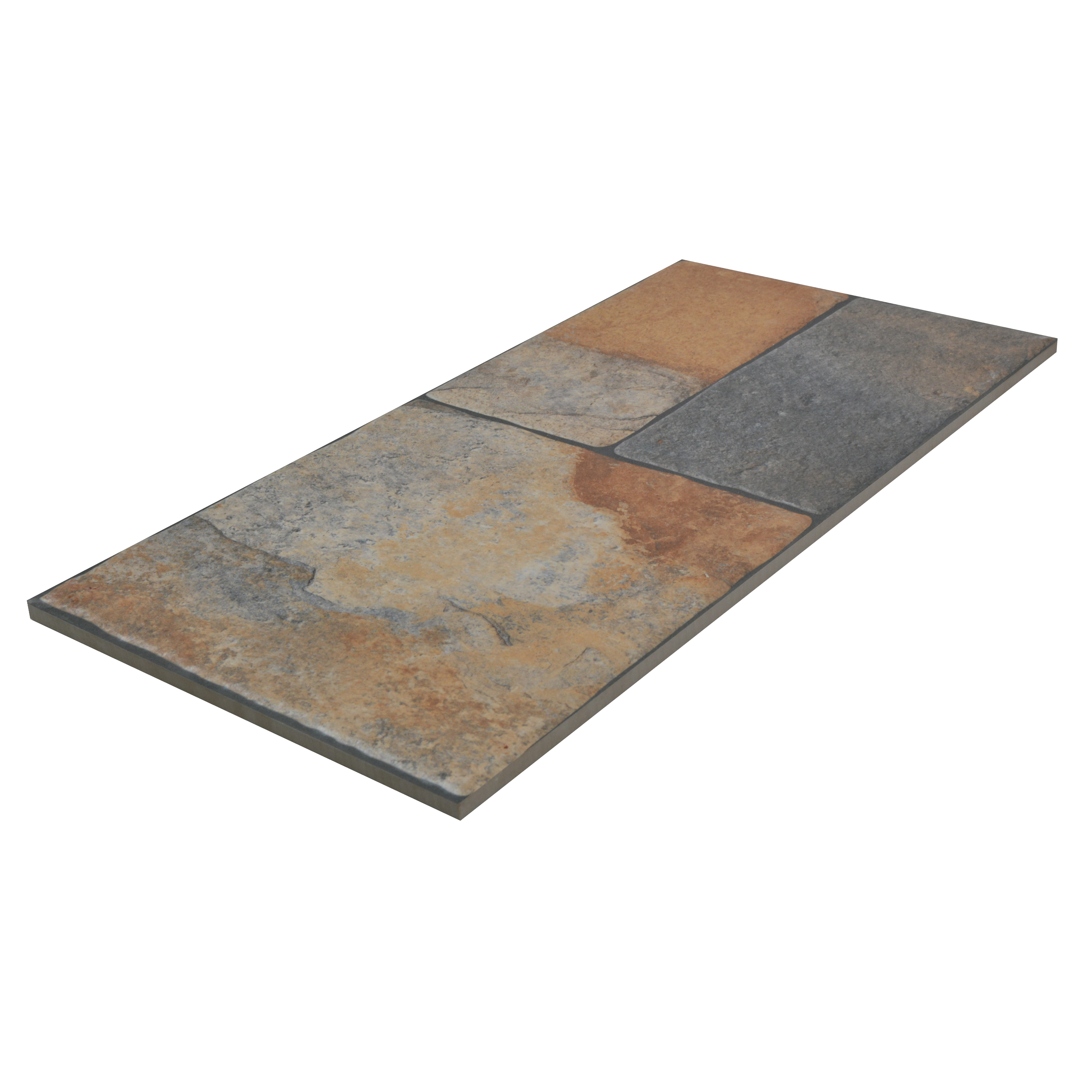 TL 02585 Cotta Rust 600x300 mm Matte Finish Random Design Parking Tile - 12 mm