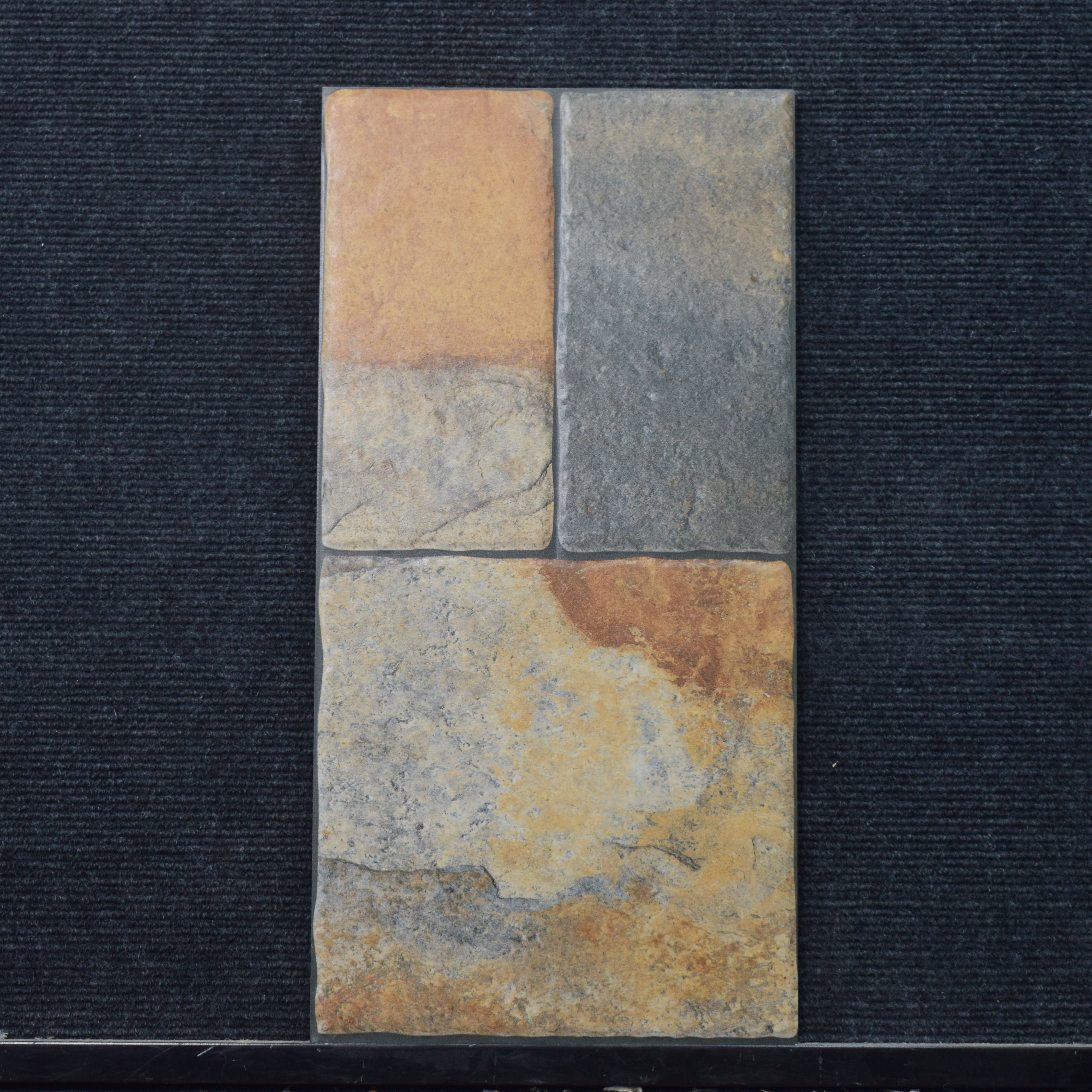 TL 02585 Cotta Rust 600x300 mm Matte Finish Random Design Parking Tile - 12 mm