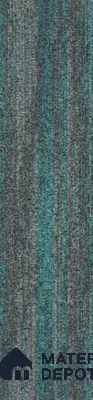 02 Grey/C.Blue 1000x250 mm 100% Nylon/Eco Back Carpet Tile - 4 mm