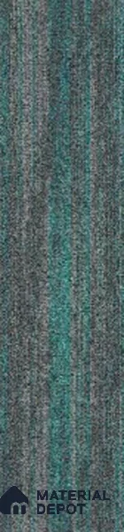 02 Grey/C.Blue 1000x250 mm 100% Nylon/Eco Back Carpet Tile - 4 mm